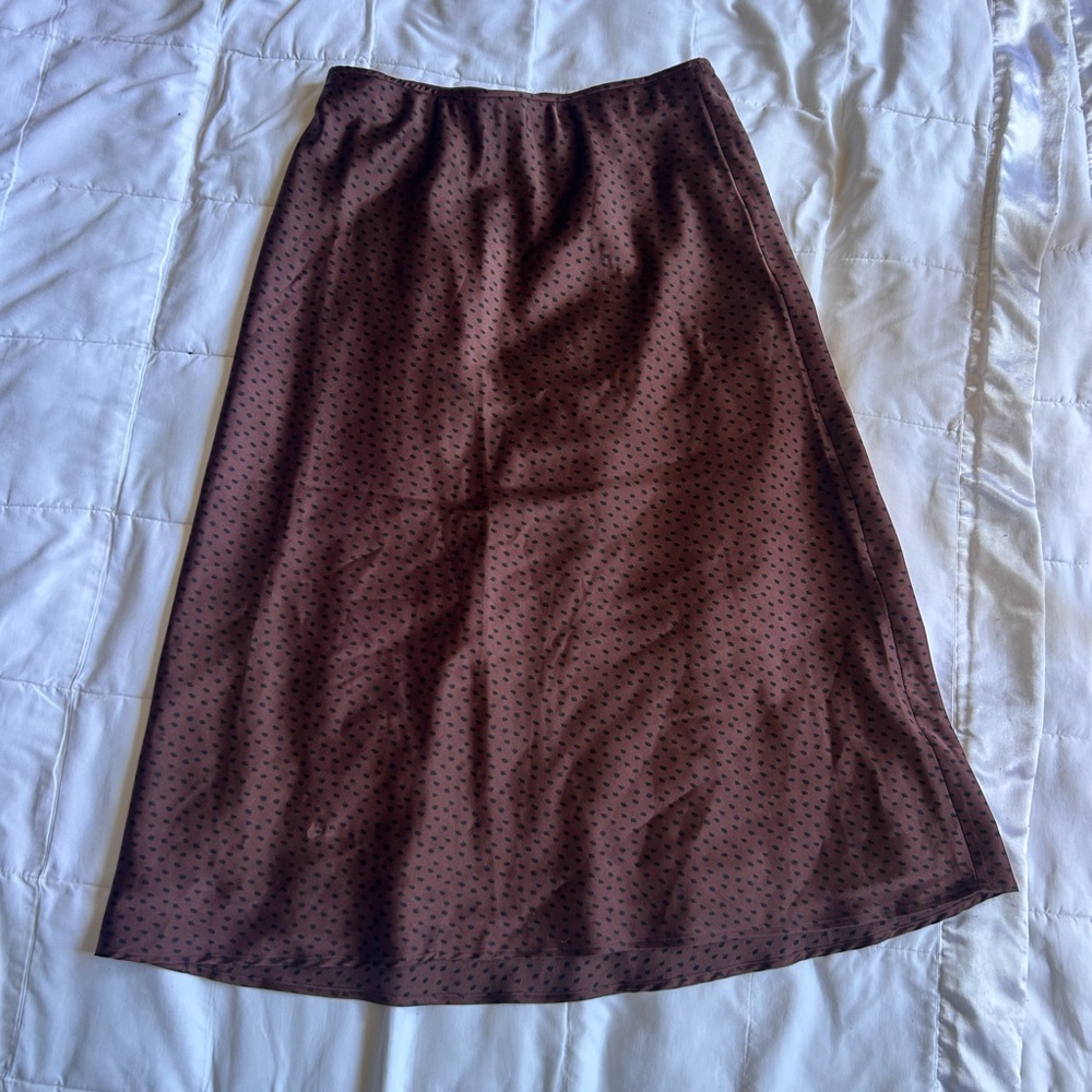 Abercrombie & Fitch Brown A-Line Skirt